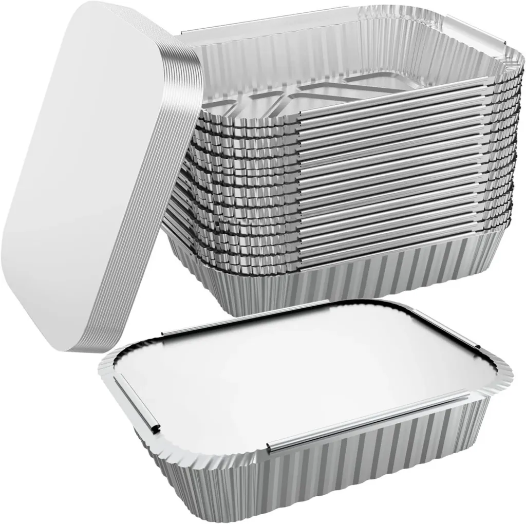 [BZRCS-157] Aluminium Foil Container Small With Cover  21*14CM(SA43-01)