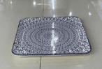 10" Square Ceramic Plate (SA36-09)