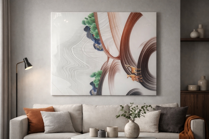 Printed Canavs Painting(Canvas +Wooden Frame)60*60*3