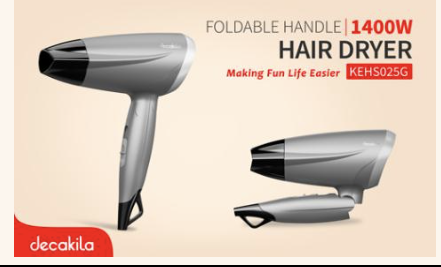 [KEHS025G] Hair dryer