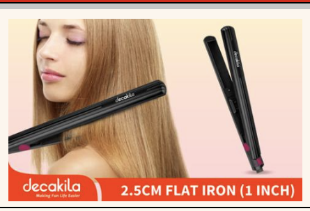 [KEHS014W] Hair straightener