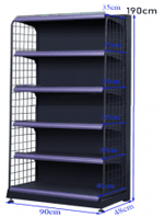 [BZRCS-332] 90*48*160cm*6Layers (Start shelf)(2 uprights)